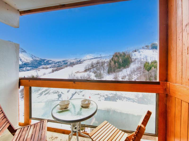 Rent in ski resort 3 room apartment 6 people (101) - Soyouz Vanguard - Le Corbier - Winter outside