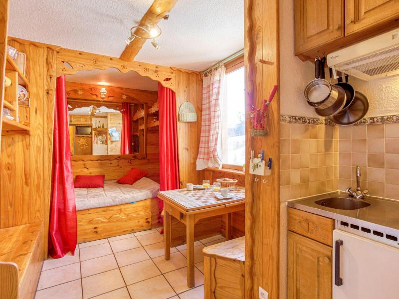 Ski verhuur Appartement 1 kamers 2 personen (92) - Soyouz Vanguard - Le Corbier - Woonkamer