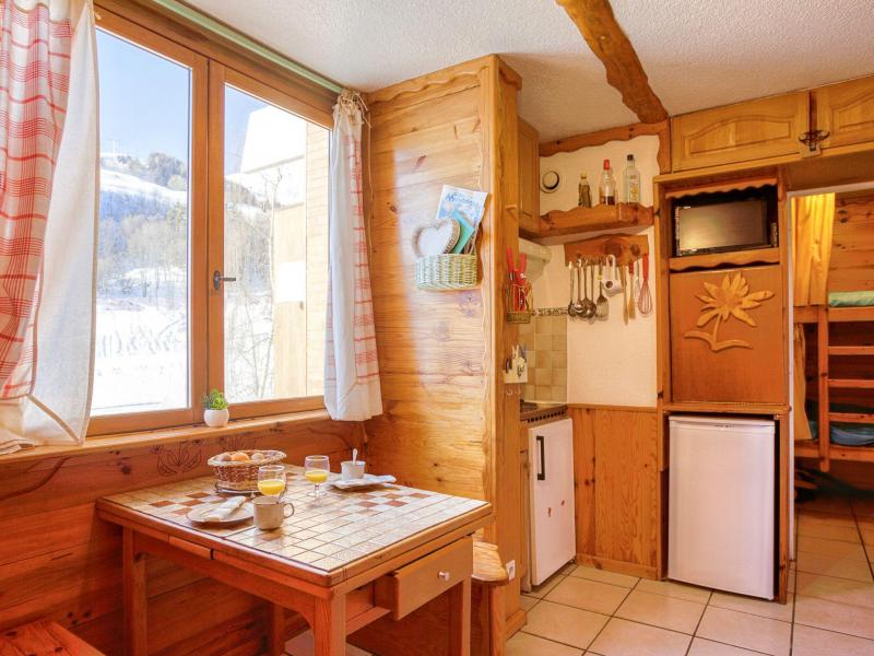 Ski verhuur Appartement 1 kamers 2 personen (92) - Soyouz Vanguard - Le Corbier - Woonkamer