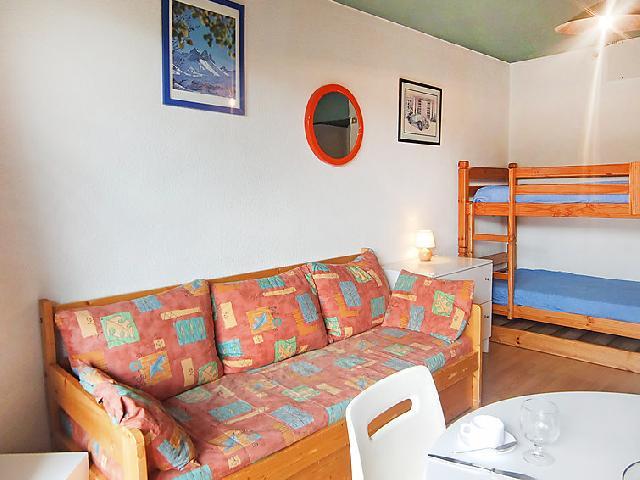 Ski verhuur Appartement 1 kamers 4 personen (19) - Soyouz Vanguard - Le Corbier - Woonkamer