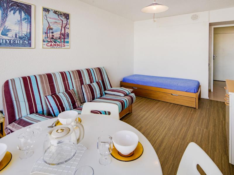 Ski verhuur Appartement 1 kamers 4 personen (5) - Soyouz Vanguard - Le Corbier - Woonkamer