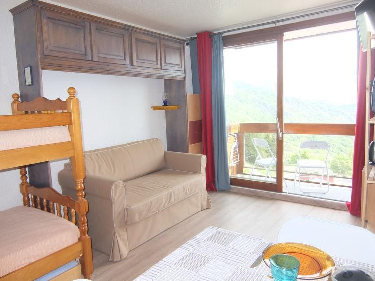 Ski verhuur Appartement 1 kamers 4 personen (74) - Soyouz Vanguard - Le Corbier - Woonkamer