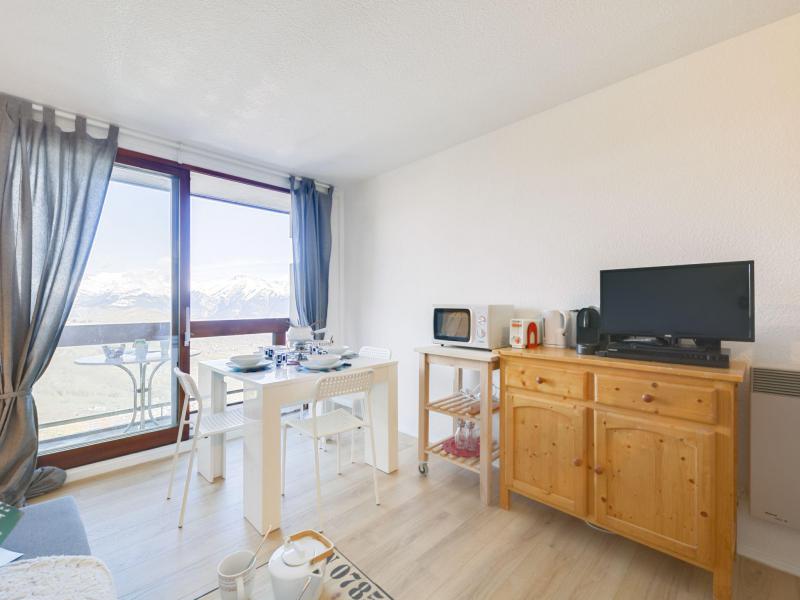 Ski verhuur Appartement 1 kamers 4 personen (86) - Soyouz Vanguard - Le Corbier - Woonkamer