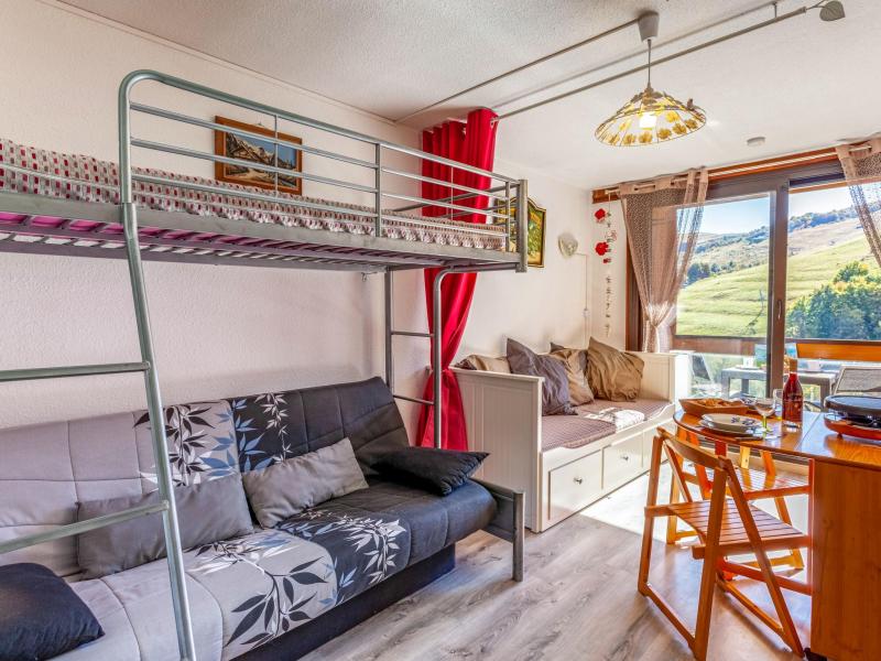 Ski verhuur Appartement 1 kamers 4 personen (93) - Soyouz Vanguard - Le Corbier - Woonkamer