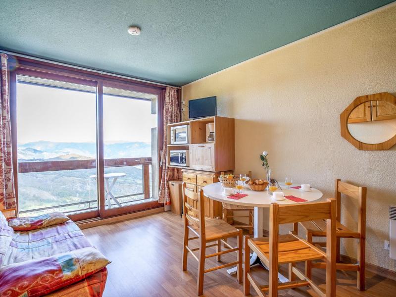 Ski verhuur Appartement 2 kamers 6 personen (65) - Soyouz Vanguard - Le Corbier - Woonkamer