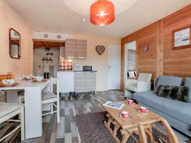 Ski verhuur Appartement 3 kamers 6 personen (84) - Soyouz Vanguard - Le Corbier - Woonkamer