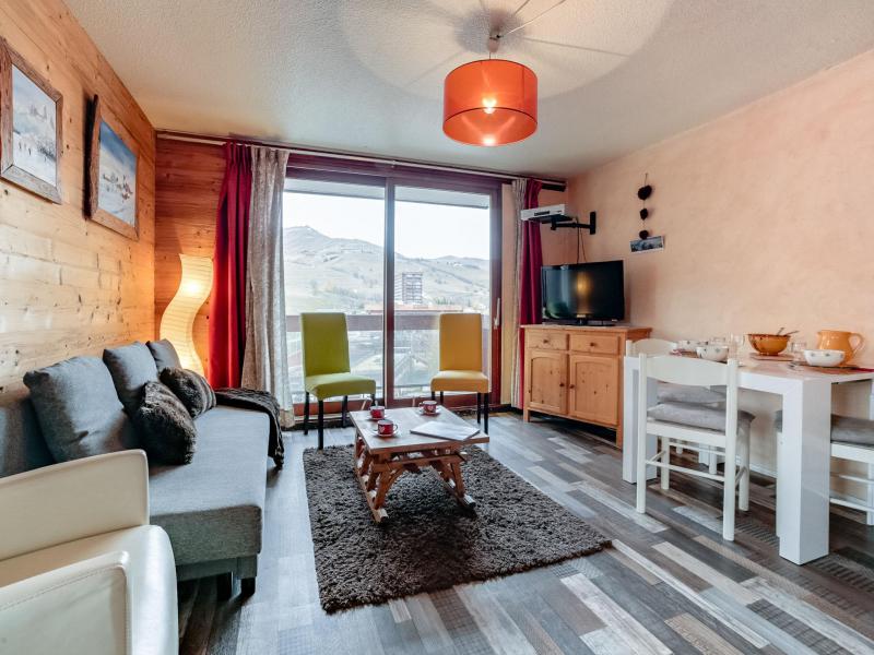 Ski verhuur Appartement 3 kamers 6 personen (84) - Soyouz Vanguard - Le Corbier - Woonkamer