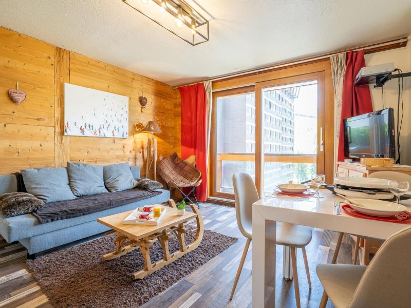 Ski verhuur Appartement 3 kamers 6 personen (84) - Soyouz Vanguard - Le Corbier - Woonkamer