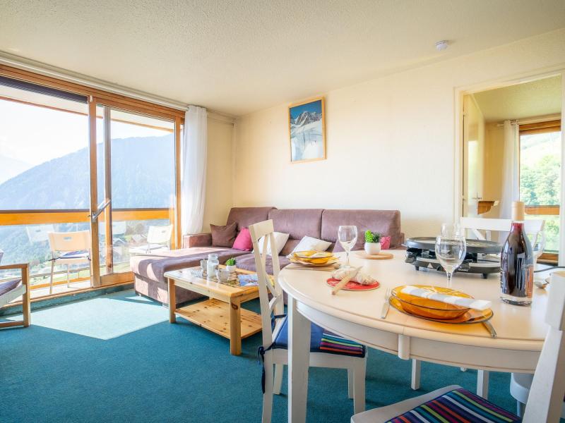 Ski verhuur Appartement 3 kamers 6 personen (87) - Soyouz Vanguard - Le Corbier - Woonkamer