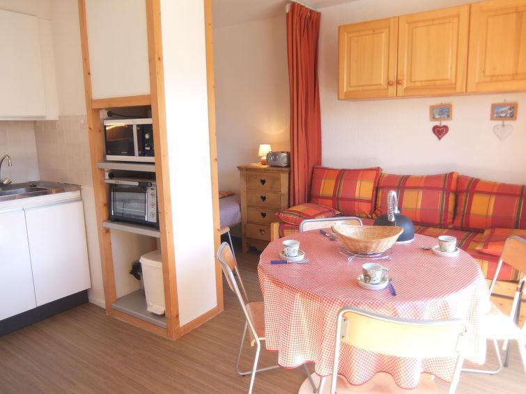 Rent in ski resort 1 room apartment 4 people (42) - Vostok Zodiaque - Le Corbier - Living room