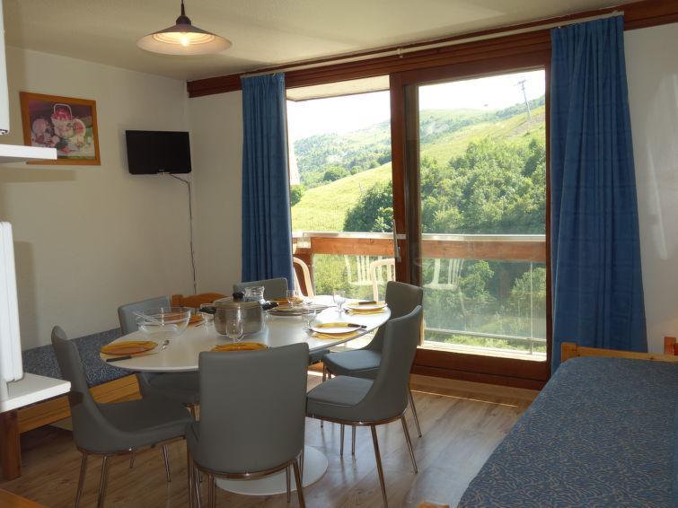 Rent in ski resort 3 room apartment 6 people (55) - Vostok Zodiaque - Le Corbier - Living room