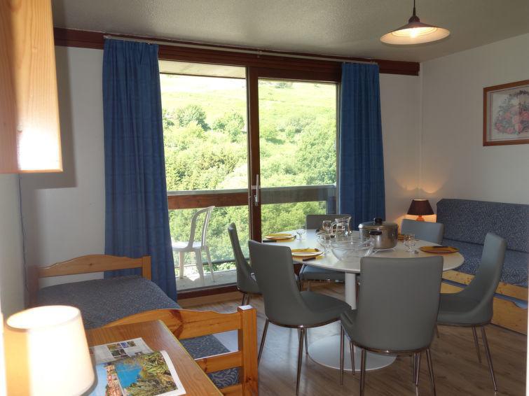 Rent in ski resort 3 room apartment 6 people (55) - Vostok Zodiaque - Le Corbier - Living room