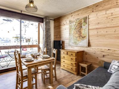 Rent in ski resort 1 room apartment 4 people (2) - Apollo - Le Corbier - Living room