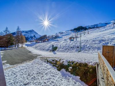 Location au ski Studio 4 personnes (8) - Ariane - Le Corbier - Extérieur hiver