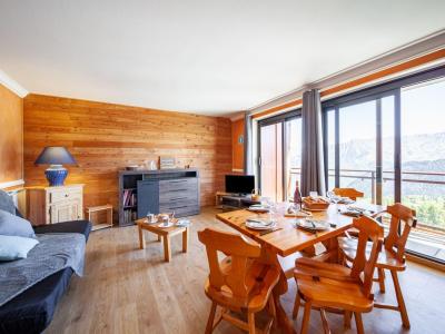 Ski verhuur Appartement 3 kamers 6 personen (6) - Baikonour - Le Corbier - Woonkamer