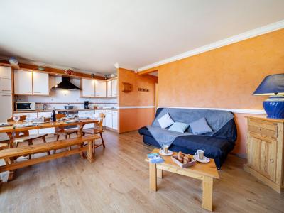 Ski verhuur Appartement 3 kamers 6 personen (6) - Baikonour - Le Corbier - Woonkamer