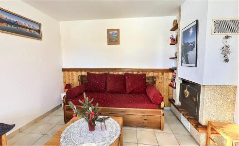 Ski verhuur Appartement 3 kamers 4 personen - Chalet les Airelles - Le Corbier - Woonkamer