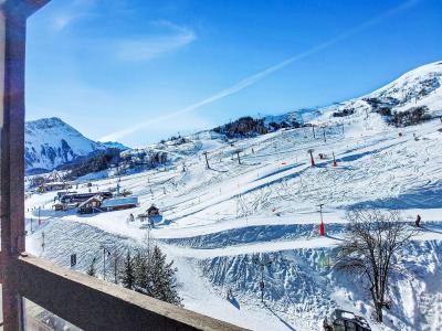 Location au ski Appartement 1 pièces 4 personnes (7) - Cosmos - Le Corbier - Extérieur hiver