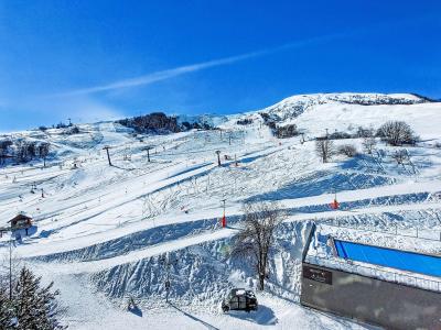 Location au ski Appartement 1 pièces 4 personnes (7) - Cosmos - Le Corbier - Extérieur hiver
