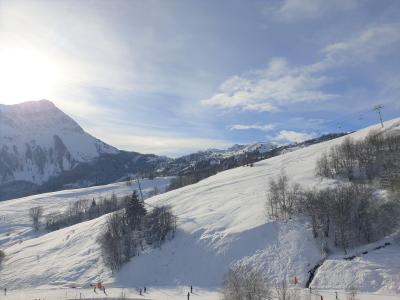 Location au ski Studio 2-4 personnes (1111) - La Résidence Soyouz-Vanguard - Le Corbier - Extérieur hiver