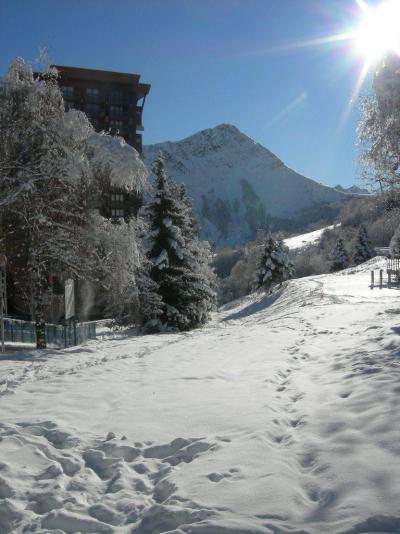 Location au ski Studio 2 personnes (1012) - La Résidence Vostok Zodiaque - Le Corbier - Extérieur hiver