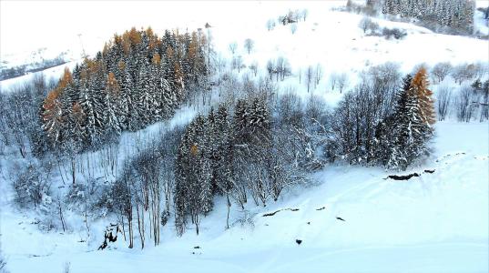 Location au ski Studio cabine 5 personnes (511) - La Résidence Vostok Zodiaque - Le Corbier - Extérieur hiver