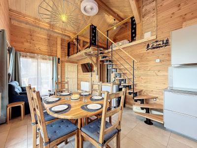 Location au ski Chalet 4 pièces mezzanine 6 personnes - Le P'tit Chalet - Le Corbier - Séjour