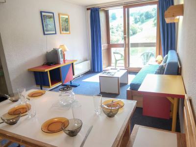 Rent in ski resort 1 room apartment 4 people (12) - Lunik Orion - Le Corbier - Living room