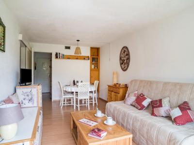 Rent in ski resort 1 room apartment 4 people (32) - Lunik Orion - Le Corbier - Living room