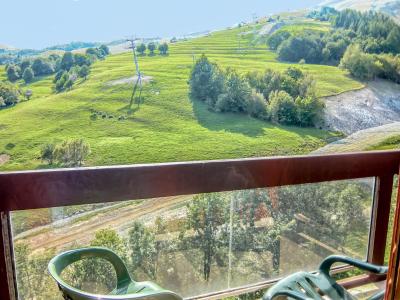 Skiverleih 1-Zimmer-Appartment für 4 Personen (12) - Lunik Orion - Le Corbier - Terrasse