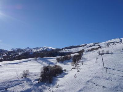 Location au ski Appartement 2 pièces 6 personnes (22) - Lunik Orion - Le Corbier - Extérieur hiver