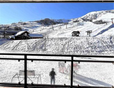 Location au ski Studio 5 personnes (0104) - Résidence Baikonour - Le Corbier - Balcon