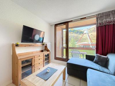 Rent in ski resort 2 room apartment sleeping corner 7 people (205) - Résidence Galaxie - Le Corbier - Living room