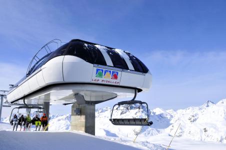 Vacances en montagne Résidence les Alpages du Corbier - Le Corbier - Extérieur hiver