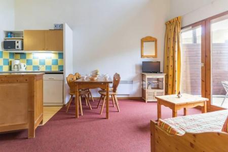 Skiverleih 3 Zimmer Maisonettewohnung für 8 Personen (A43) - Résidence les Pistes - Le Corbier - Wohnzimmer