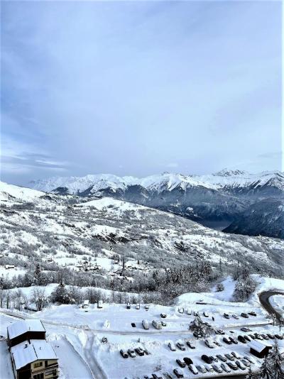 Rent in ski resort Studio 4 people (03) - Résidence Vanguard Soyouz - Le Corbier - Winter outside