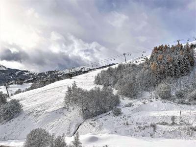 Ski verhuur Studio 4 personen (1209) - Résidence Vanguard Soyouz - Le Corbier - Terras