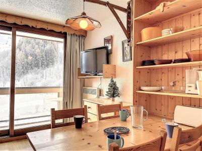 Ski verhuur Studio 4 personen (1209) - Résidence Vanguard Soyouz - Le Corbier - Woonkamer