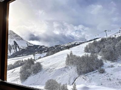 Location au ski Studio 4 personnes (1209) - Résidence Vanguard Soyouz - Le Corbier - Terrasse