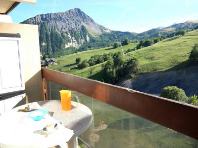 Rent in ski resort 1 room apartment 4 people (63) - Soyouz Vanguard - Le Corbier - Terrace