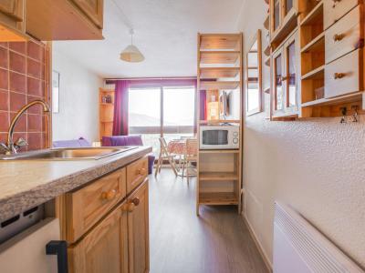 Ski verhuur Appartement 1 kamers 4 personen (81) - Soyouz Vanguard - Le Corbier - Woonkamer