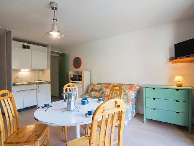 Rent in ski resort 1 room apartment 4 people (45) - Vostok Zodiaque - Le Corbier - Living room