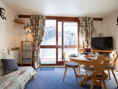 Rent in ski resort 1 room apartment 4 people (86) - Vostok Zodiaque - Le Corbier - Living room