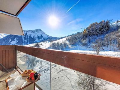 Location au ski Appartement 3 pièces 6 personnes (57) - Vostok Zodiaque - Le Corbier - Extérieur hiver