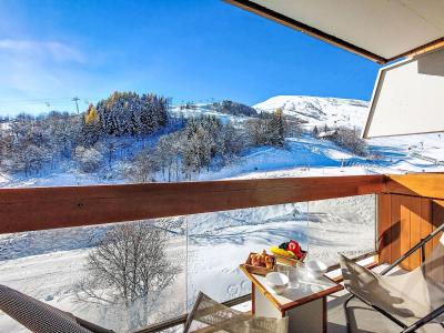 Location au ski Appartement 3 pièces 6 personnes (57) - Vostok Zodiaque - Le Corbier - Extérieur hiver