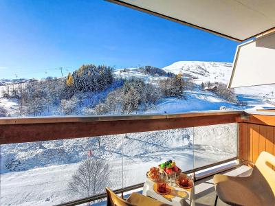 Location au ski Appartement 3 pièces 6 personnes (75) - Vostok Zodiaque - Le Corbier - Extérieur hiver