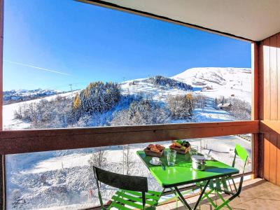 Location au ski Appartement 2 pièces 4 personnes (52) - Vostok Zodiaque - Le Corbier - Extérieur hiver