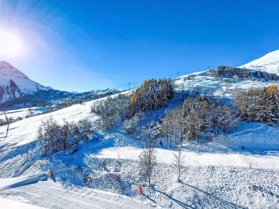 Location au ski Appartement 2 pièces 4 personnes (52) - Vostok Zodiaque - Le Corbier - Extérieur hiver
