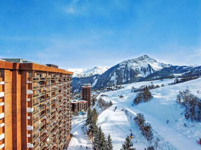 Rent in ski resort 3 room apartment 6 people (55) - Vostok Zodiaque - Le Corbier - Winter outside