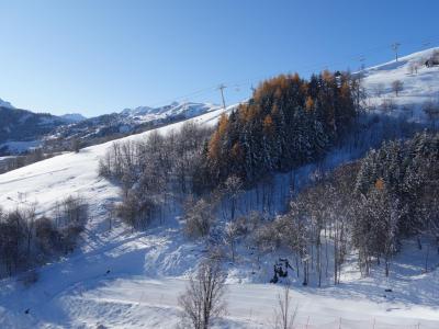 Rent in ski resort 1 room apartment 2 people (80) - Vostok Zodiaque - Le Corbier - Winter outside